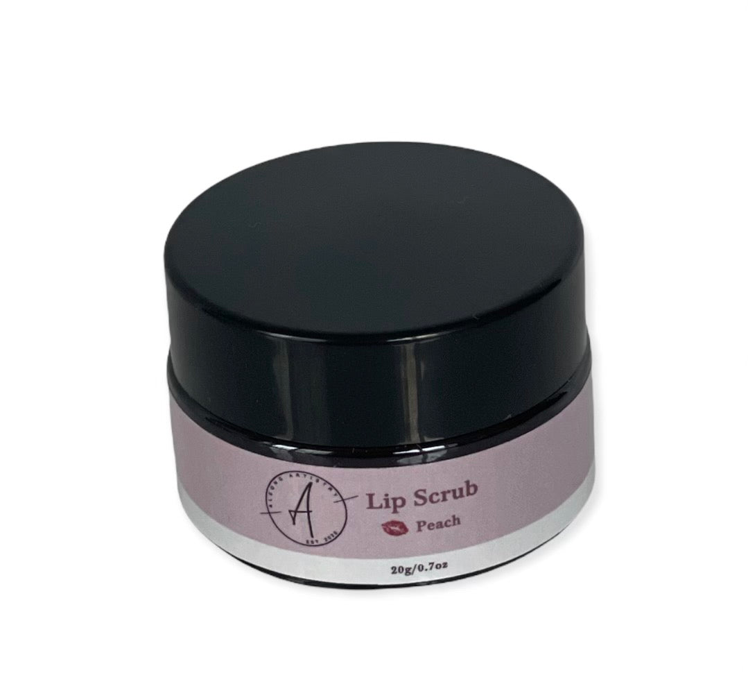 Aleong Artistry: Lip Scrub (Peach)