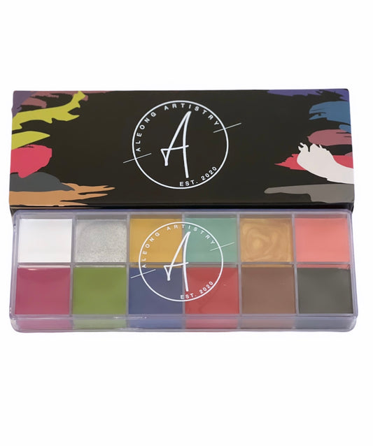 Aleong Artistry: 12 Color Face/Body Paint Kit 🎨ORIGINAL