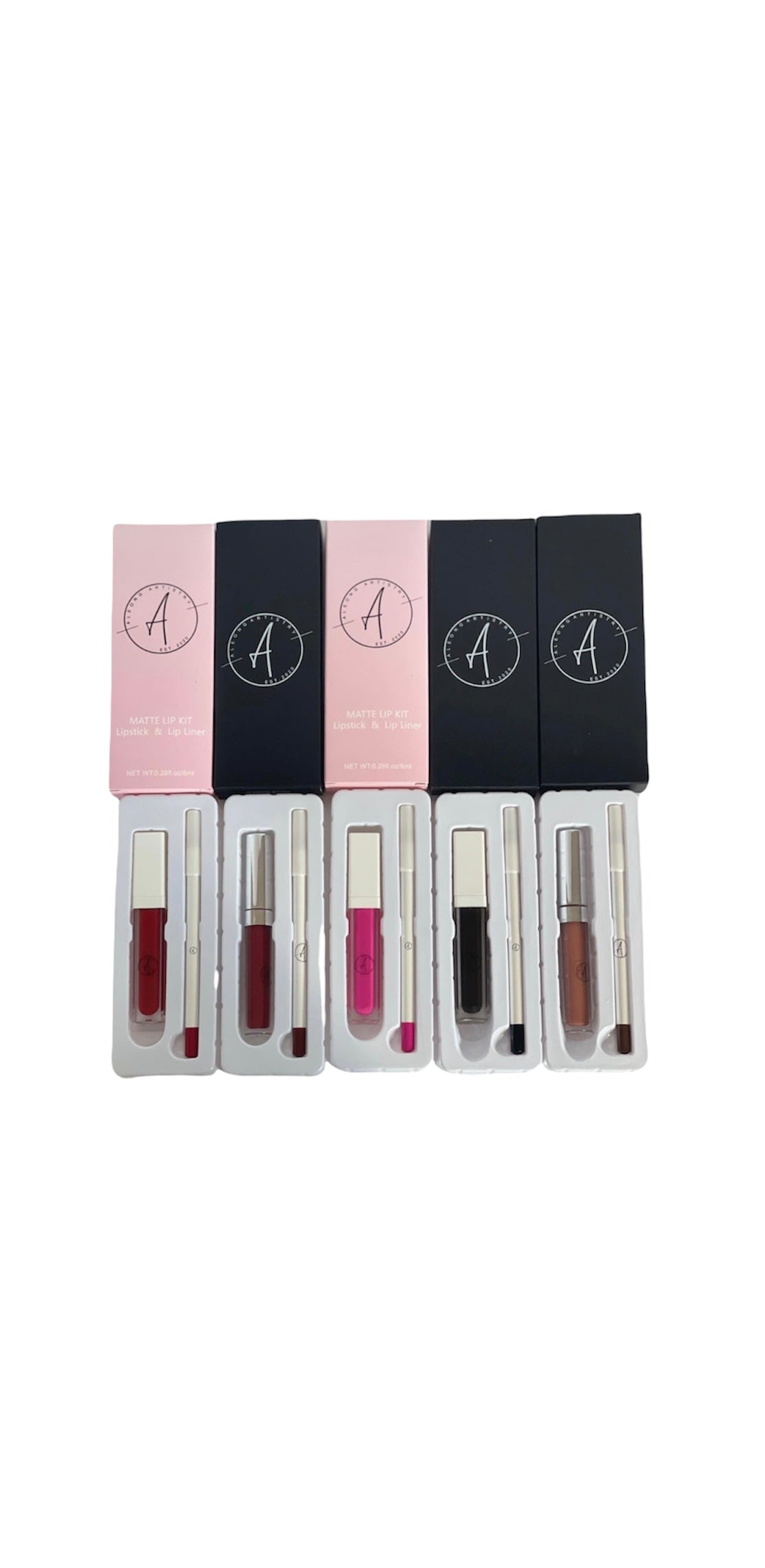BUNDLE DEAL : Vegan Matte Lip Kits w/Lip Scrub